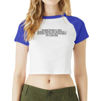 Don Delillo Red Tumblr Raglan Crop Top | Artistshot