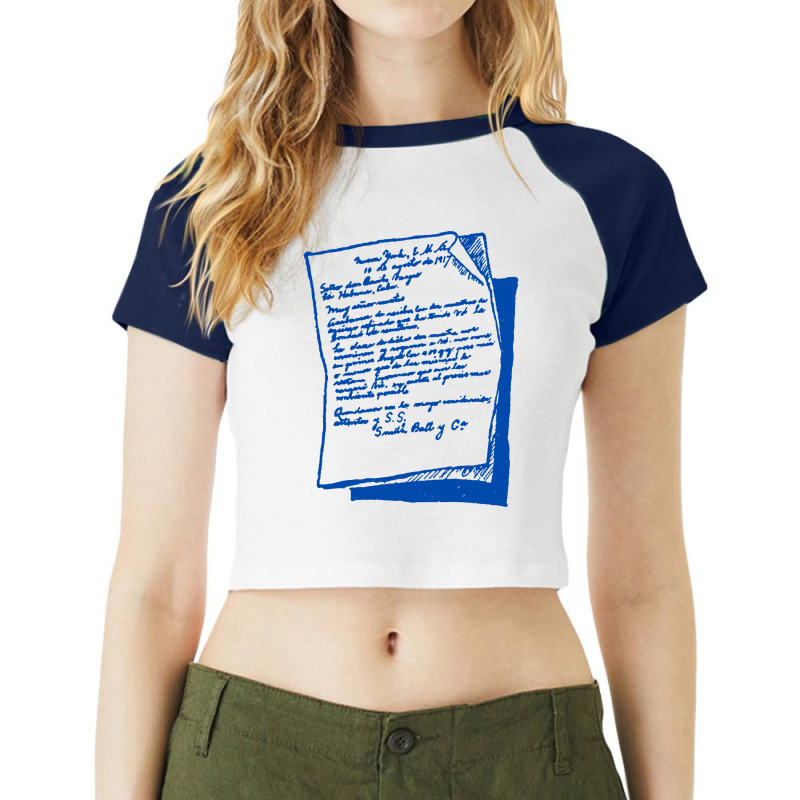 Articles Design Green Raglan Crop Top by jadurasoskef | Artistshot