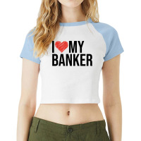 Banker Wife Husband Gifts For Her Nostalgia Raglan Crop Top | Artistshot