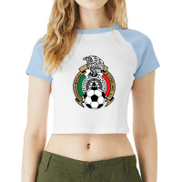 Mexico National Football Team Raglan Crop Top | Artistshot