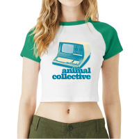 Animal Collective       Original Fan Art Design Raglan Crop Top | Artistshot