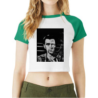 Peter Gabriel (melt) Raglan Crop Top | Artistshot