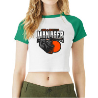 Motivated Data Analytics Manager Cool Raglan Crop Top | Artistshot