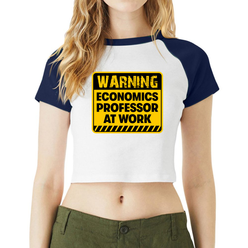 Economics Professor At Work Girl Raglan Crop Top by ushaanthihr | Artistshot