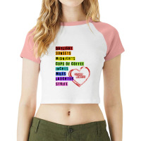 Seasons Of Love Raglan Crop Top | Artistshot