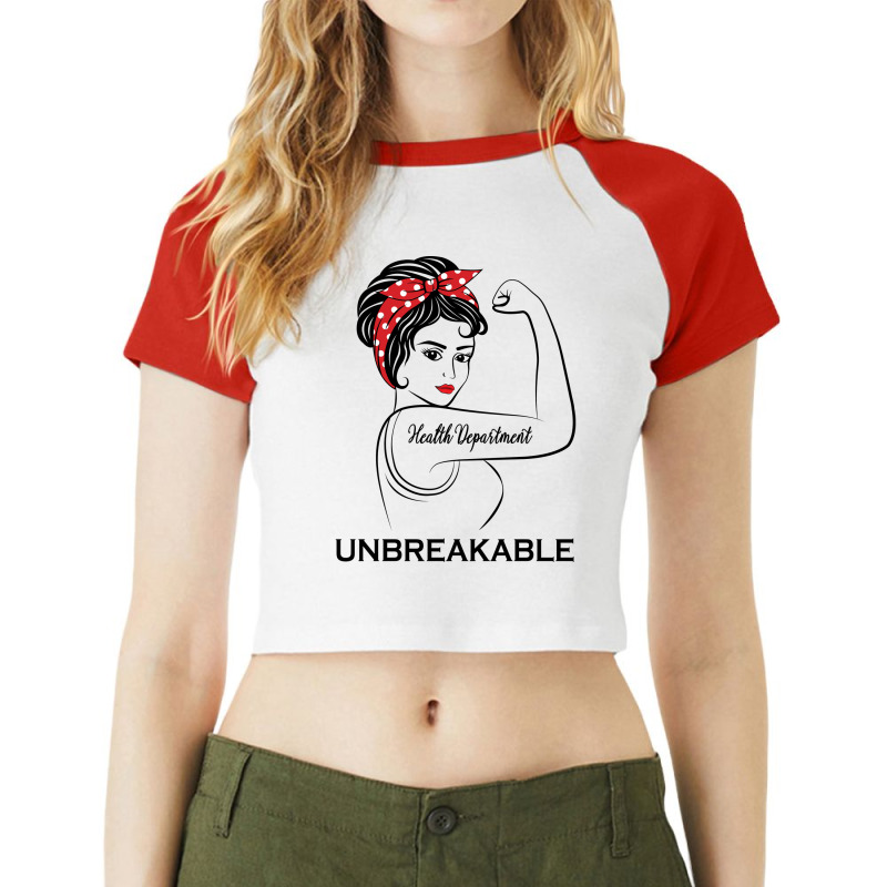 Health Department Unbreakable Nostalgia Raglan Crop Top by shoopkuningz | Artistshot