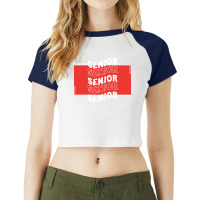 Senior  Class Of 2020 Seniors Quarantine Pandemic Raglan Crop Top | Artistshot