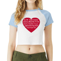 Mental Health Awareness Trending Humor Raglan Crop Top | Artistshot