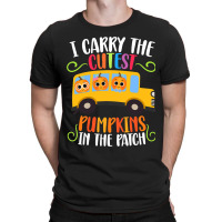 I Carry The Cutest Pumpkins Thanksgiving School Bu T-shirt | Artistshot