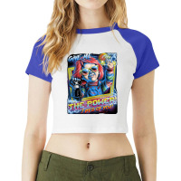 Give Me The Power I Beg Of You! Raglan Crop Top | Artistshot