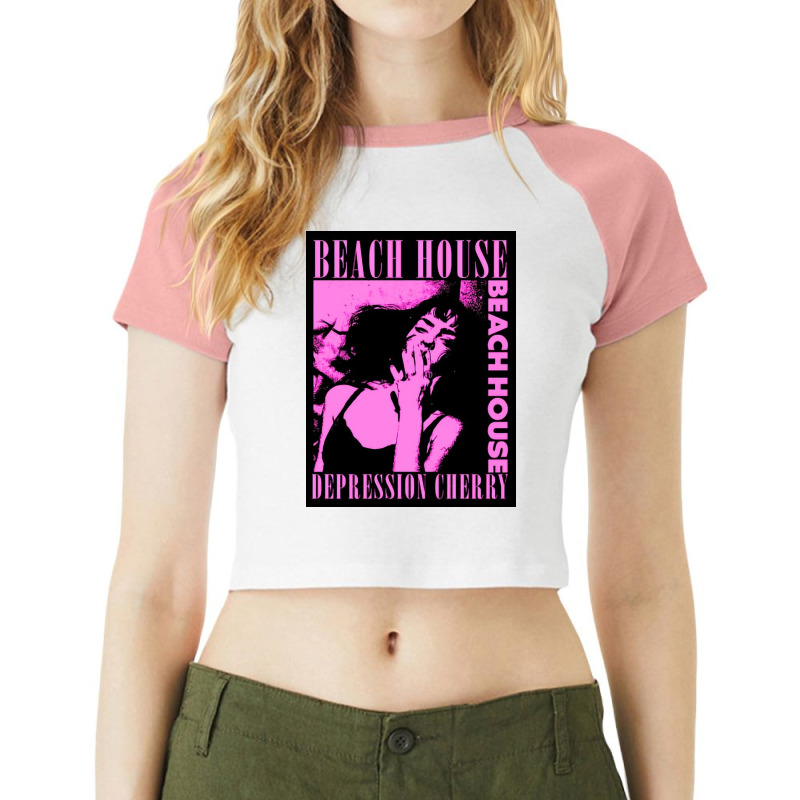 Depression Cherry Raglan Crop Top by sharondowdy | Artistshot