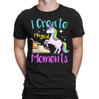 I Create Magical Moments Author Unicorn Writer T-shirt | Artistshot