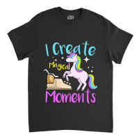 I Create Magical Moments Author Unicorn Writer Classic T-shirt | Artistshot