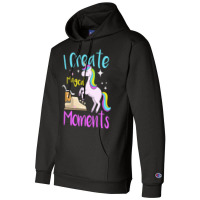 I Create Magical Moments Author Unicorn Writer Champion Hoodie | Artistshot