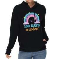 Happy 100th Day Of School Unicorn 100 Magical Days Lightweight Hoodie | Artistshot