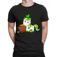 Funny Unicorn Leprechaun Hat St Patricks Day Gifts T-shirt | Artistshot