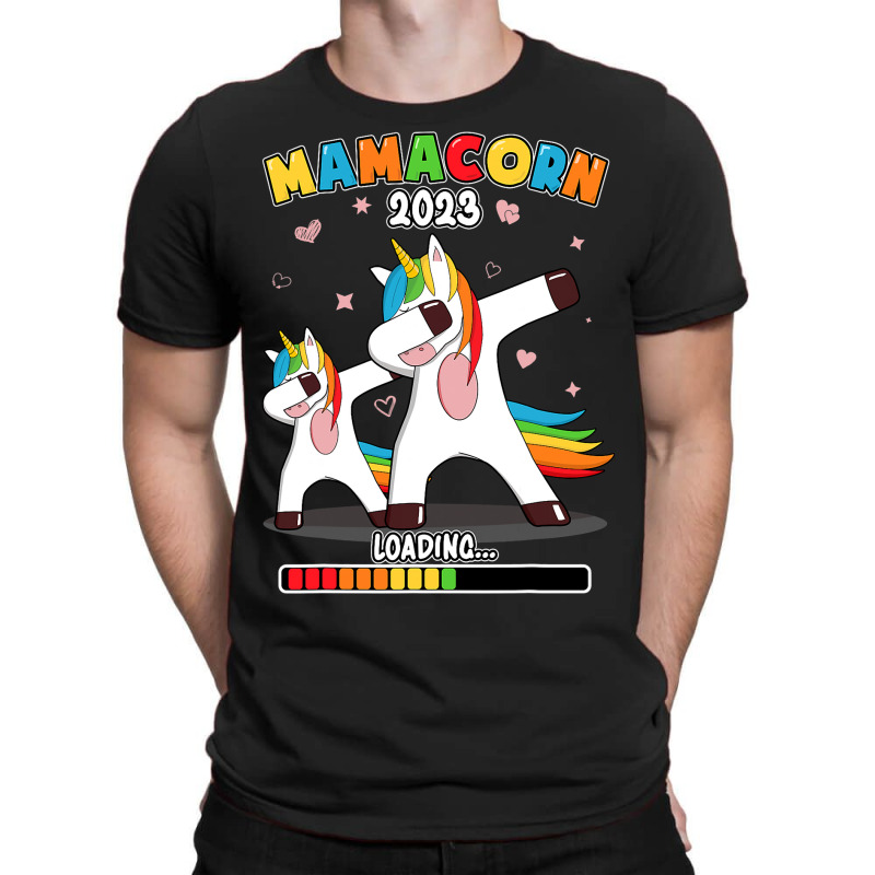 Future Mom Loading Mamacorn Mother To Be Unicorn T-shirt | Artistshot