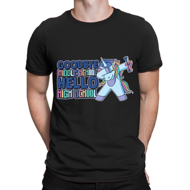 Goodbye Middle School Hello High School 8th Grade  T-shirt | Artistshot