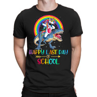 Happy Last Day Of School Rainbow Teacher Student G T-shirt | Artistshot