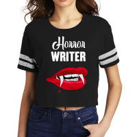 Horror Writer Author Books Novelist Writing Story  Scorecard Crop Tee | Artistshot