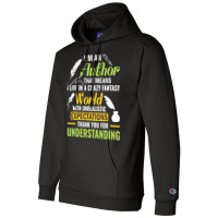 Funny Im An Author Writer Author National Authors  Champion Hoodie | Artistshot