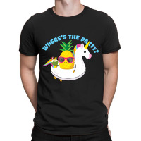 Funny Unicorn Pineapple Swingers Wheres The Party T-shirt | Artistshot