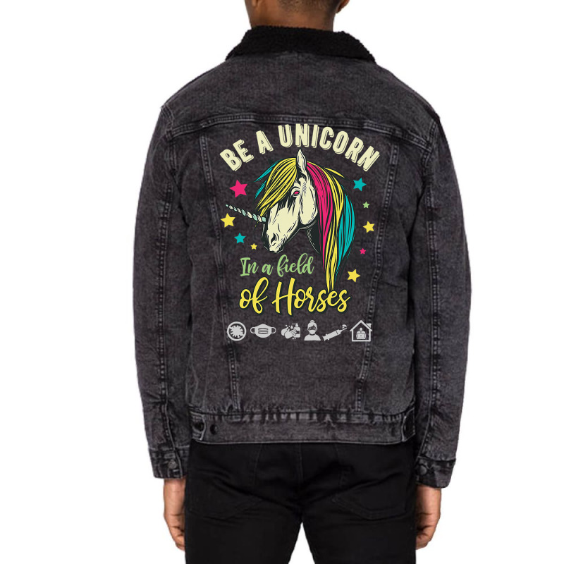 Horse Racing Tshirts For Men Women Graphic Plus Si Unisex Sherpa-lined Denim Jacket | Artistshot