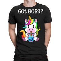 Got Boba Unicorn Boba Tea Kawaii Unicorn Bubble Te T-shirt | Artistshot