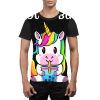 Got Boba Unicorn Boba Tea Kawaii Unicorn Bubble Te Graphic T-shirt | Artistshot