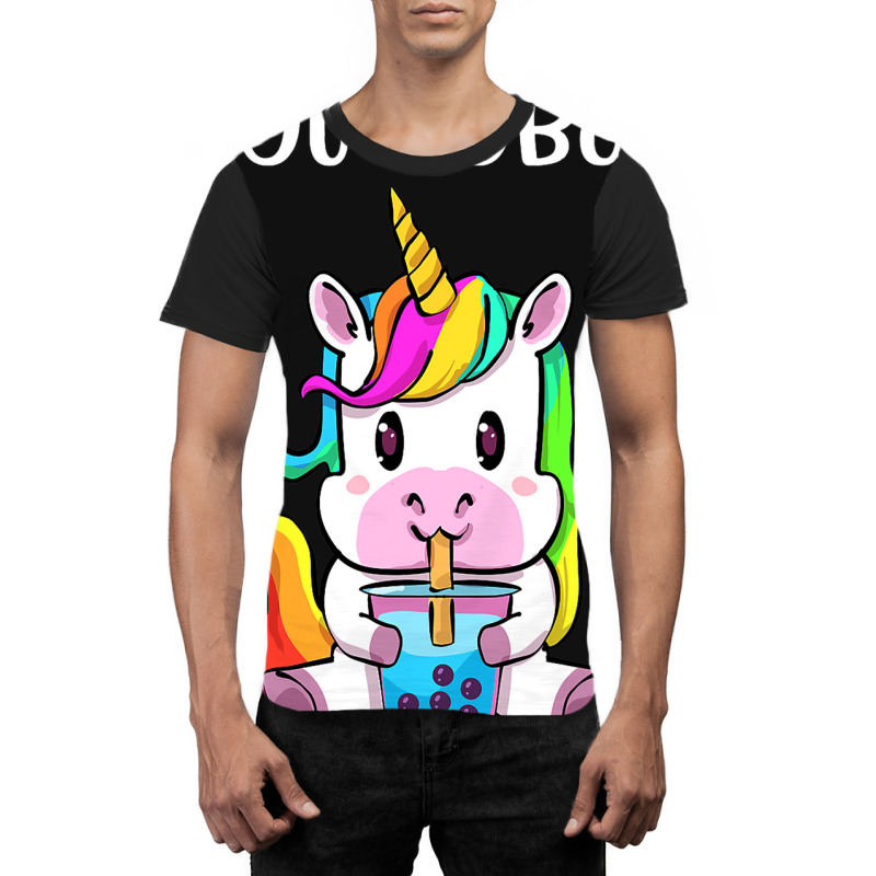 Got Boba Unicorn Boba Tea Kawaii Unicorn Bubble Te Graphic T-shirt | Artistshot