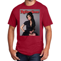 Winehouse Magazine Cov.er Poster Basic T-shirt | Artistshot