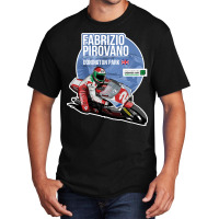 Fabrizio Pirovano, 1989 Donington Park, The Fabrizio Pirovano, Fabrizi Basic T-shirt | Artistshot