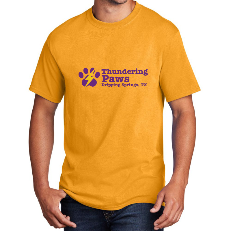 Thundering Paws Rectangle Basic T-shirt by cm-arts | Artistshot