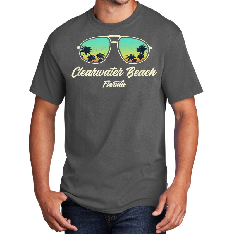 Clearwater Beach Souvenir, Florida Reminder Basic T-shirt by FrancesTiffany | Artistshot