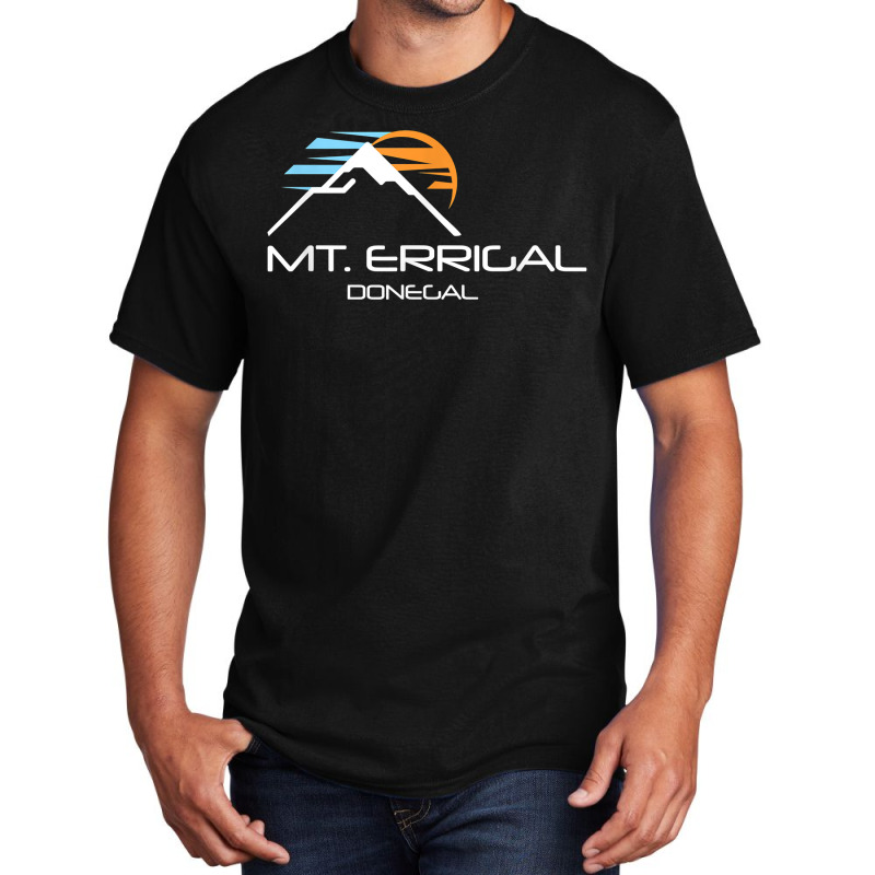 Climbing Mount Errigal Donegal Ireland Crampons Snow View Basic T-shirt | Artistshot