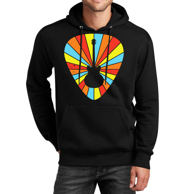 Guitar Pick T  Shirt Guitar Pick Electric Guitar Colorful Theme T  Shi Unisex Hoodie by protectiveblackening | Artistshot