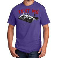 Text Me  Morse Code Key  Ham Radio T Shirt Basic T-shirt | Artistshot