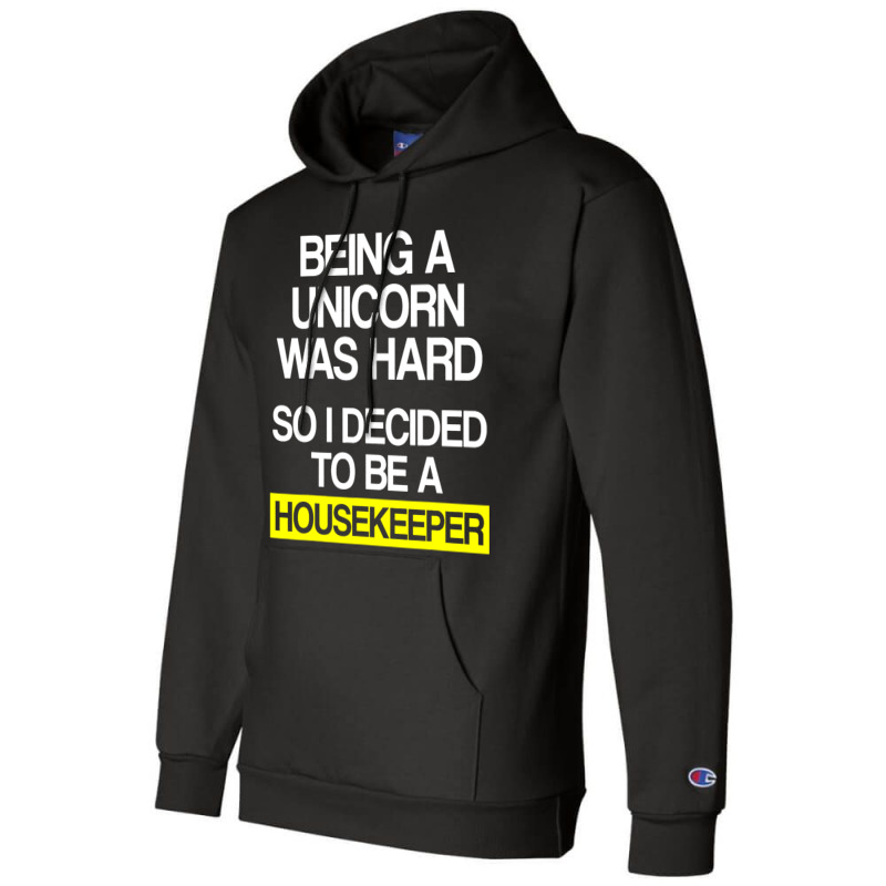 Housekeeper Unicorn Housekeeping Househelp Service Champion Hoodie | Artistshot