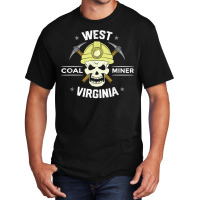 Coal Miner Artwork For A Coal Miner From West Virginia Basic T-shirt | Artistshot