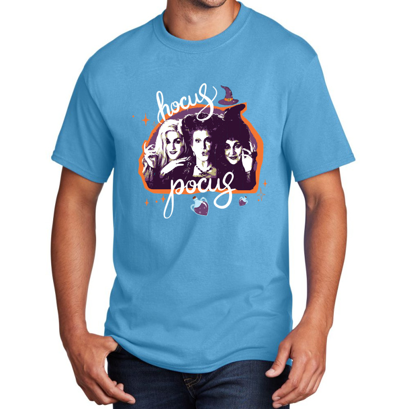 Hocus Pocus Colour Basic T-shirt by laurynvanhoose | Artistshot