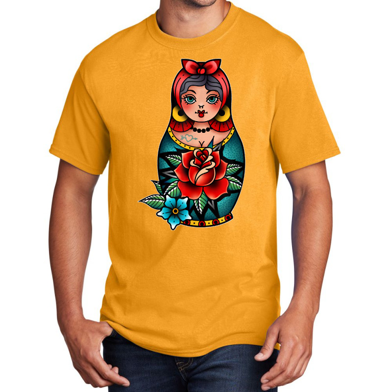 Matryoshka Russian Doll Nesting Doll Souvenir T-shirt Basic T-shirt by Teemoney2 | Artistshot