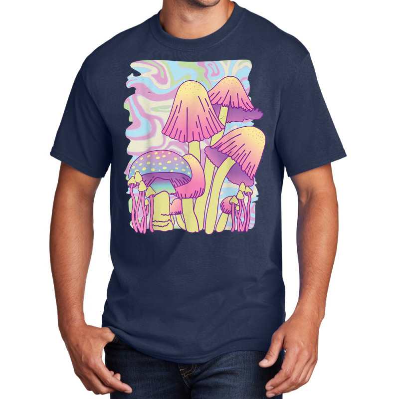 Vintage Retro Psychedelic Mushroom Trippy Hippie Gifts Basic T-shirt | Artistshot