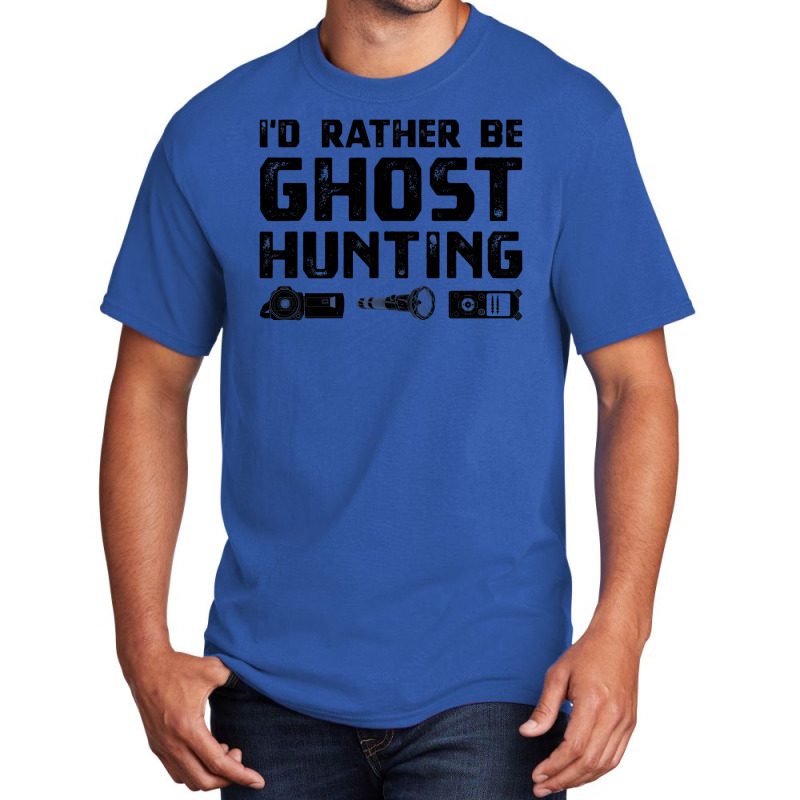 Funny Ghost Investigator  Paranormal Hunt Tee Apparel Basic T-shirt by AuturoMedero | Artistshot