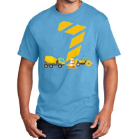 Kids 7th Birthday Boy Construction Worker Construction Site T Shirt Basic T-shirt | Artistshot