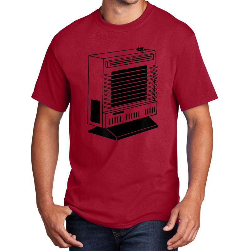 Retro Space Heater Print T Shirt Basic T-shirt by cm-arts | Artistshot