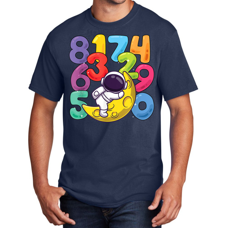 Number Learning Calculator Costume Matc Day Math Outfit Kids Basic T-shirt by Scout | Artistshot