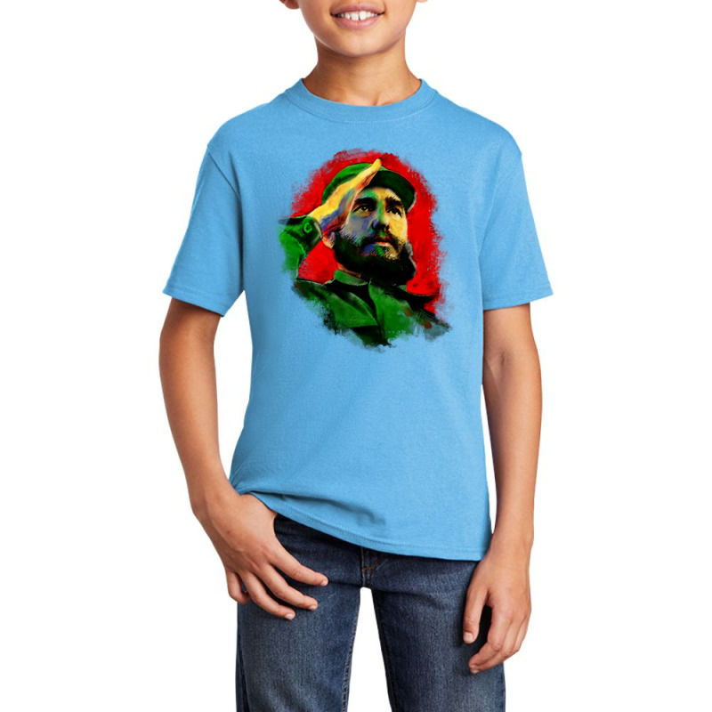 Fidel Castro Pullover Hoodie Basic Youth T-shirt by cm-arts | Artistshot