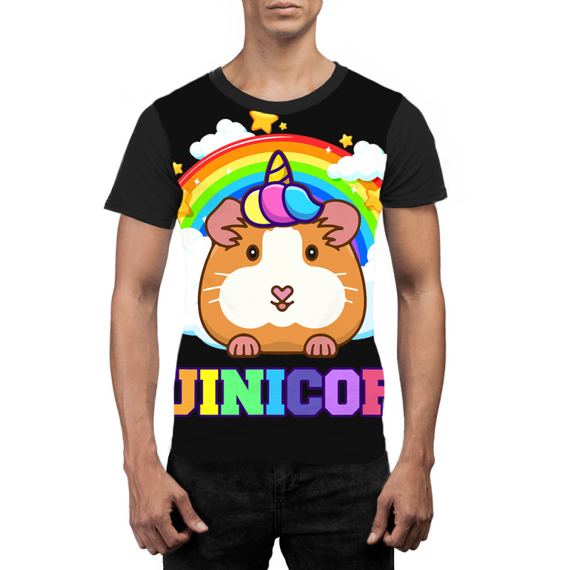 Guinea Pig Shirts For Girls Guinea Pig Unicorn Gui Graphic T-shirt | Artistshot