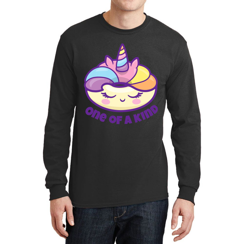 Girls Unicorn Donut Kids Rainbow Donut Squad Cute  Long Sleeve Shirts | Artistshot