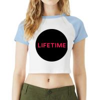 Lifetime-channel-tv Raglan Crop Top | Artistshot